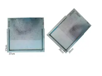 [SQ00010VP] Cartelería Chapa NU 35x22 Vehículos Cargas Peligrosas (Pack x 4)